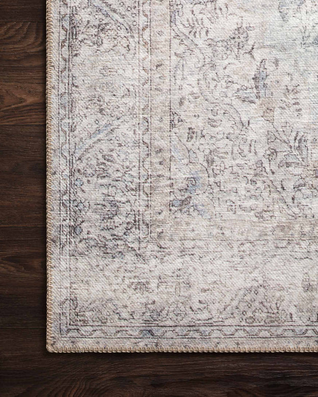 LOREN SILVER/SLATE 8X12 RUG