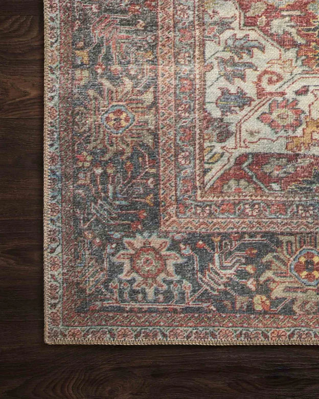 LOREN BRICK/MULTI 8X10 RUG