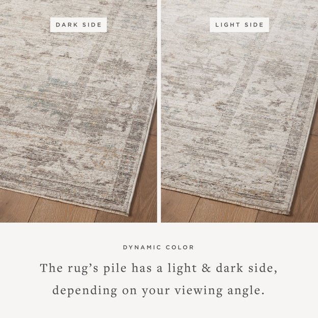 MILLIE 8X10 RUG SLIVER/DOVE