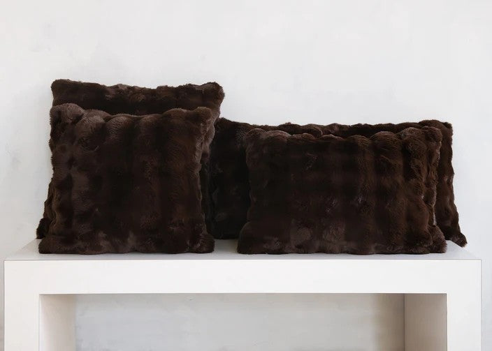 MINKY COUTURE X OSMOND DESIGNS CHOCOLATE STANDARD SHAM-20"X26"