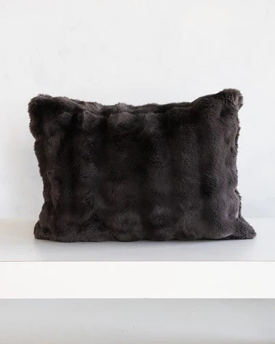 MINKY COUTURE X OSMOND DESIGNS CHARCOAL STANDARD SHAM-20"X26"