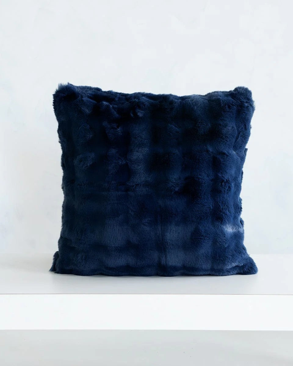 MINKY COUTURE X OSMOND DESIGNS NAVY EURO SHAM-26"x26"