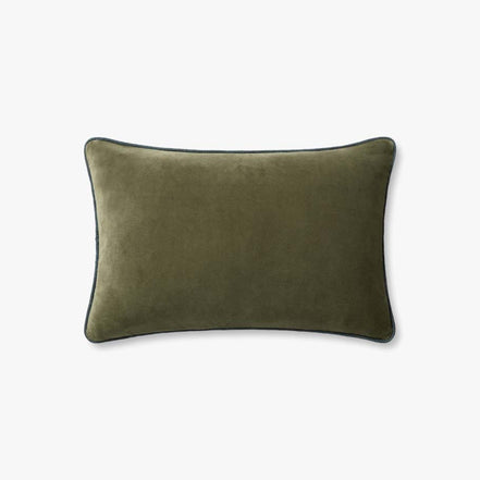 CHRIS LOVES JULIA GREEN PILLOW 16X26"