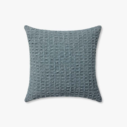 AMBER LEWIS BLUE PILLOW 22X22"