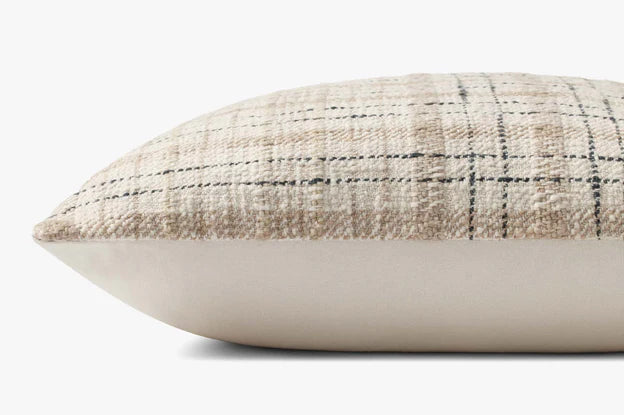 BEIGE/BLK PILLOW