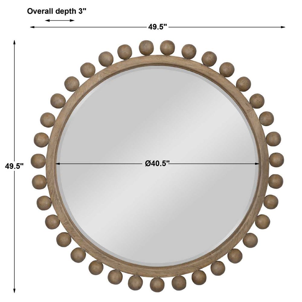 BRIANZA WOOD MIRROR