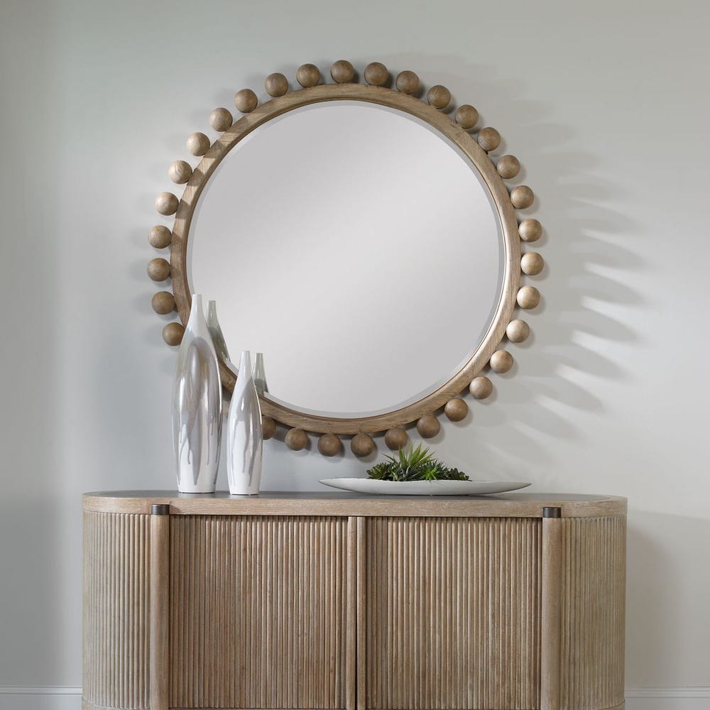BRIANZA WOOD MIRROR