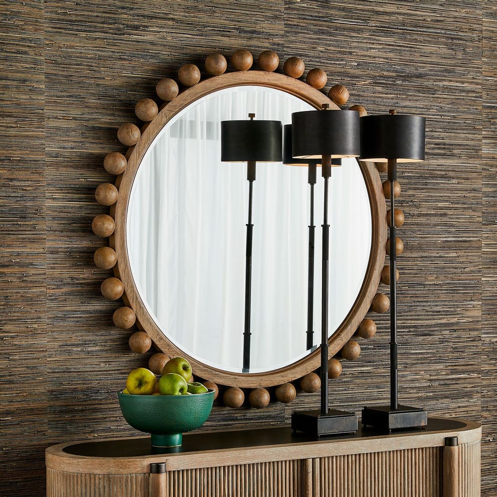 BRIANZA WOOD MIRROR