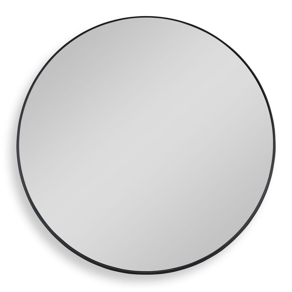 ADREA BLACK ROUND MIRROR