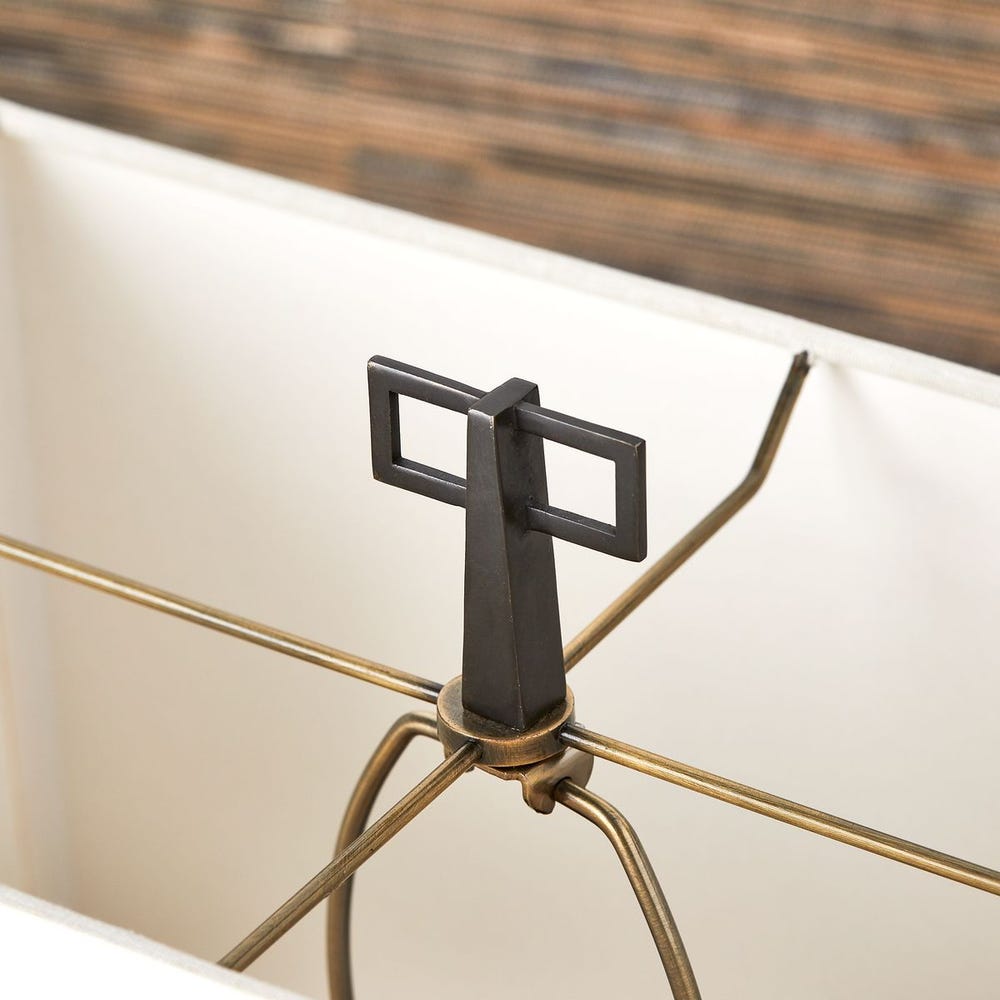 SUMMIT RUSTIC GREY BUFFET LAMP