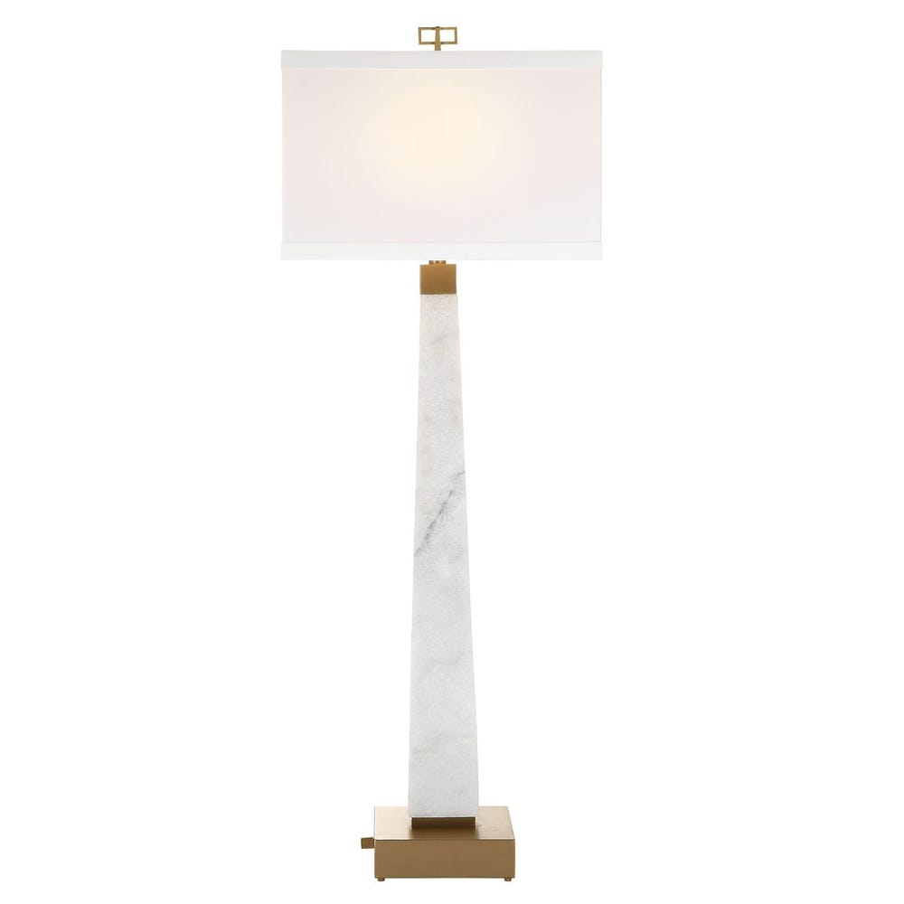 SPIRE WHITE MARBLE BUFFET LAMP