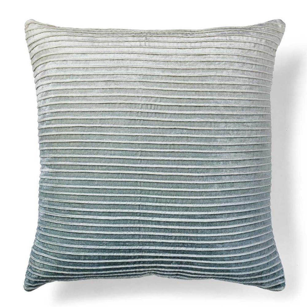 FADE OUT VELVET BLUE PILLOW