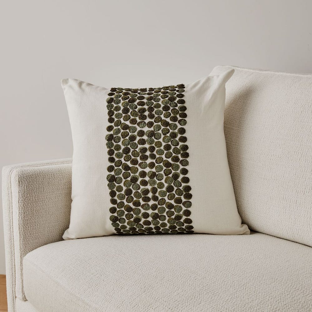 FIG LEAF GREEN PILLOW
