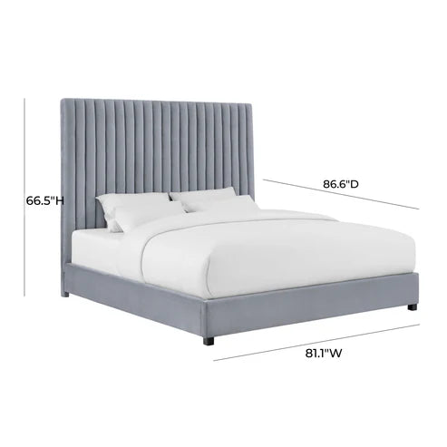 ARABELLE GREY KING BED-KING