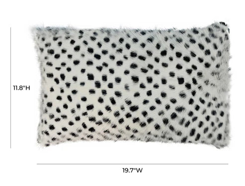 GOATSKIN PILLOW-12"X20"