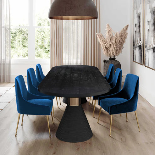 TRIX NAVY SIDE CHAIR