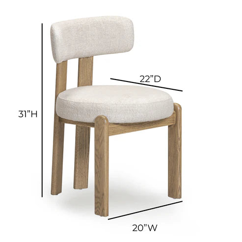 ODEY CREAM DINING CHAIR