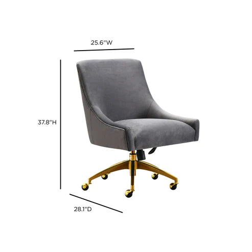 BEATRIX GREY OFFICE CHAIR