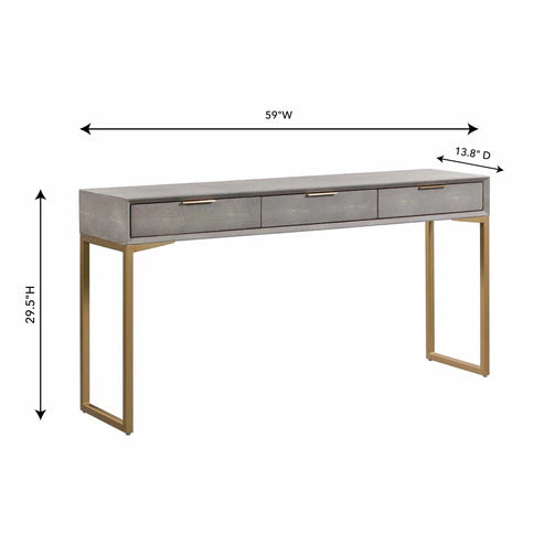 PESCE SHAGREEN CONSOLE