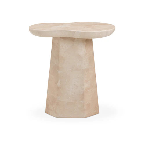 ROSIE KATE FAUX MARBLE SIDE TABLE