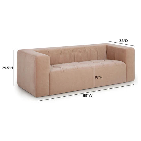 PRETTY PEACH SOFA