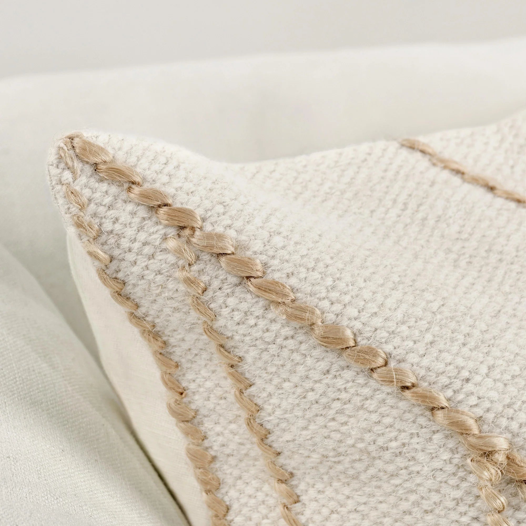 SINTRA IVORY/NATURAL PILLOW