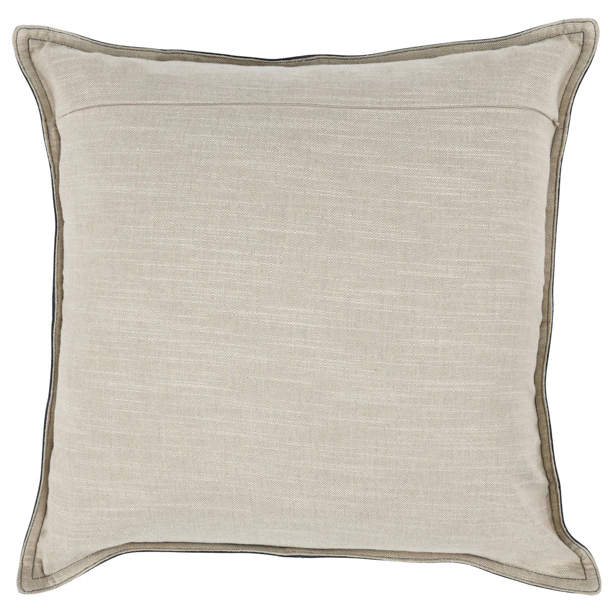 BLUE LEATHER PILLOW