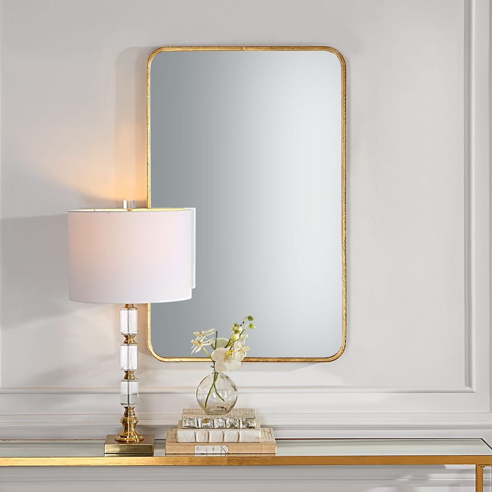GOLD PORTRAIT MIRROR