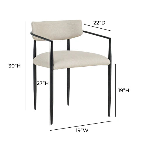 FLORENCE CREAM DINING CHAIR