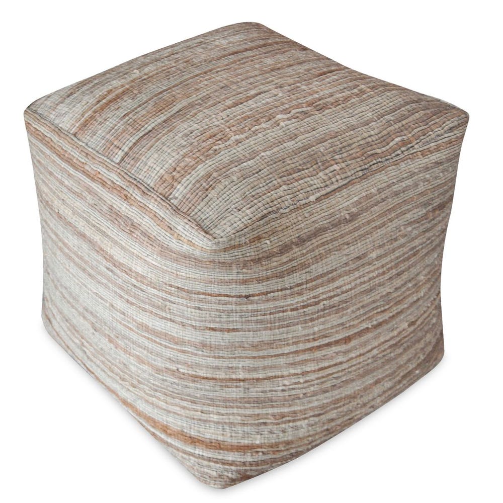 SHILO BEIGE POUF