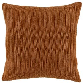 MACIE SAFFRON PILLOW 22X22