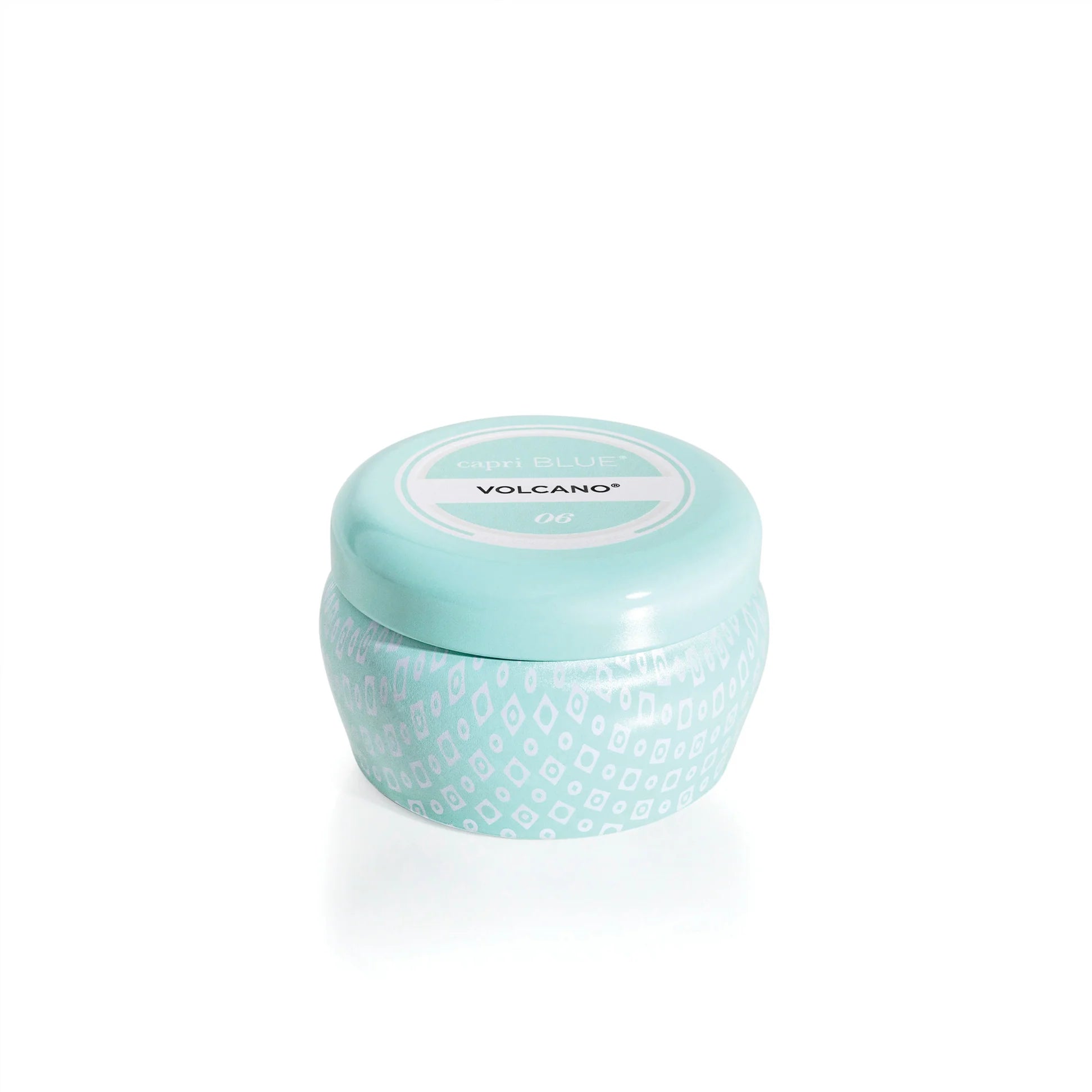 CAPRI AQUA PRINTED MINI CANDLE- 3OZ