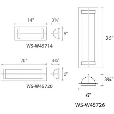 OBERON 20" OUTDOOR SCONCE