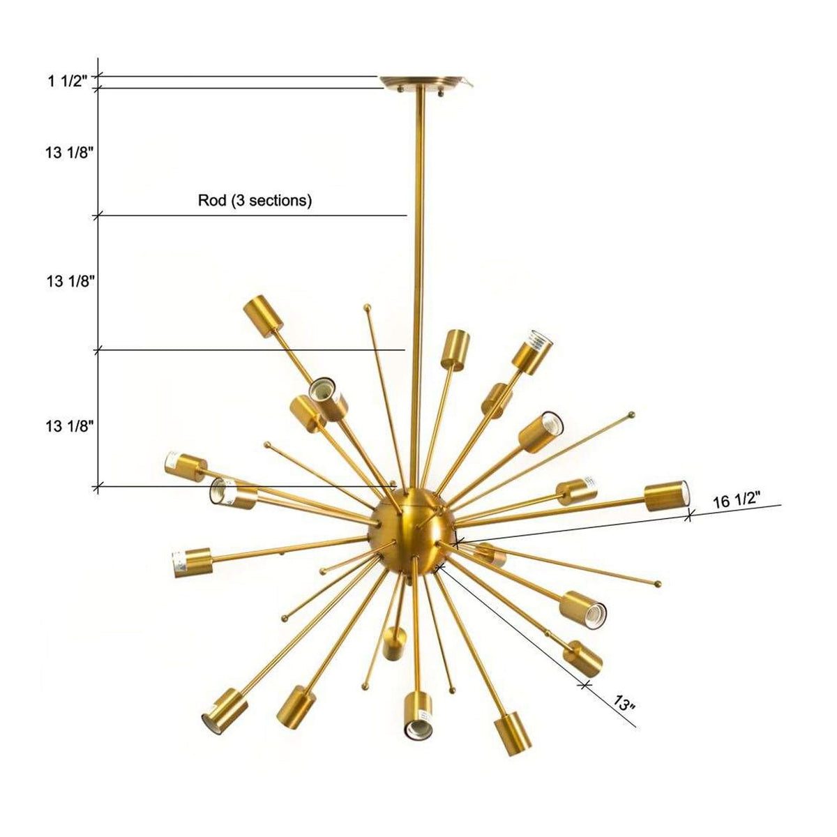 EDISONNA II CHANDELIER