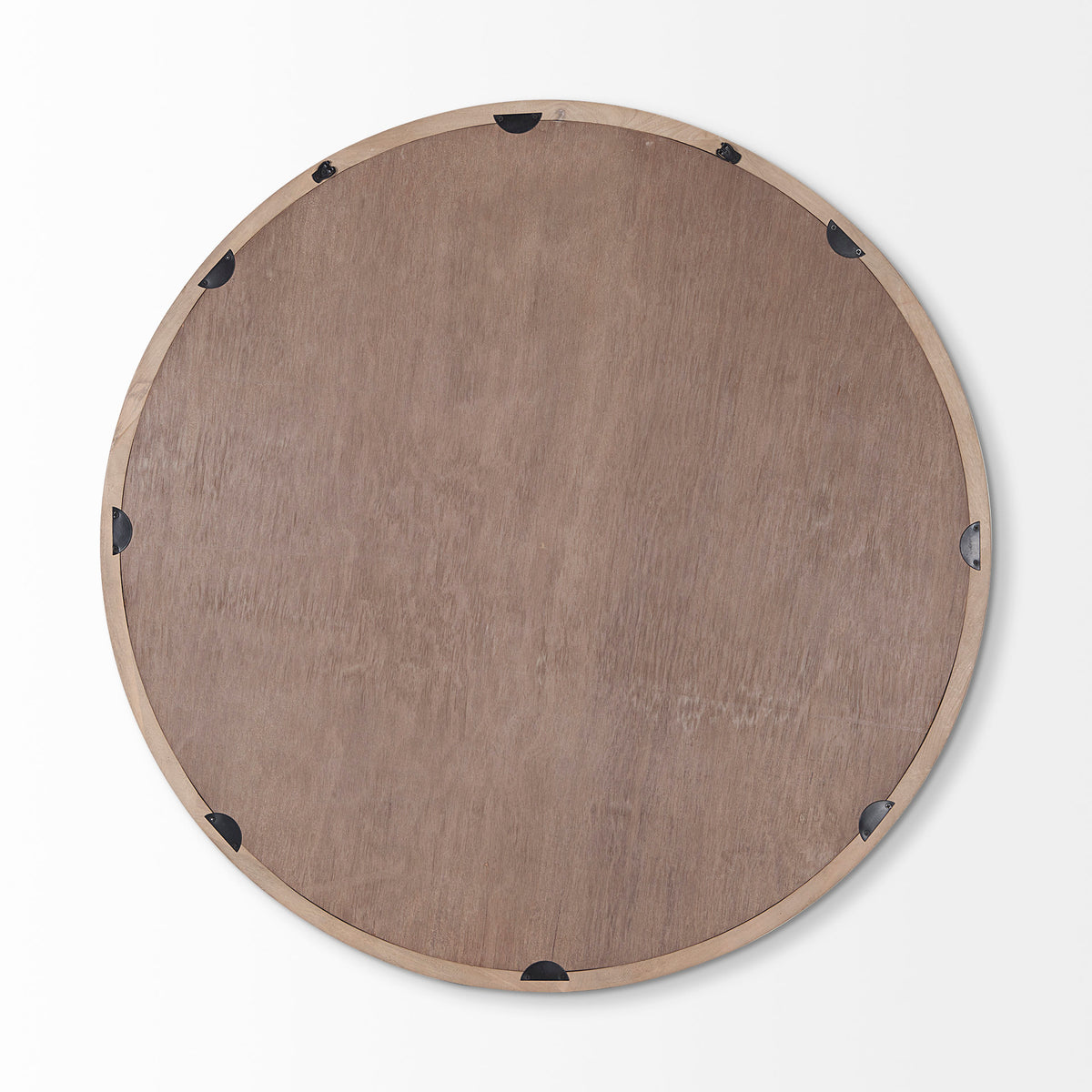 GAMBIT LIGHT BROWN ROUND MIRROR 46"