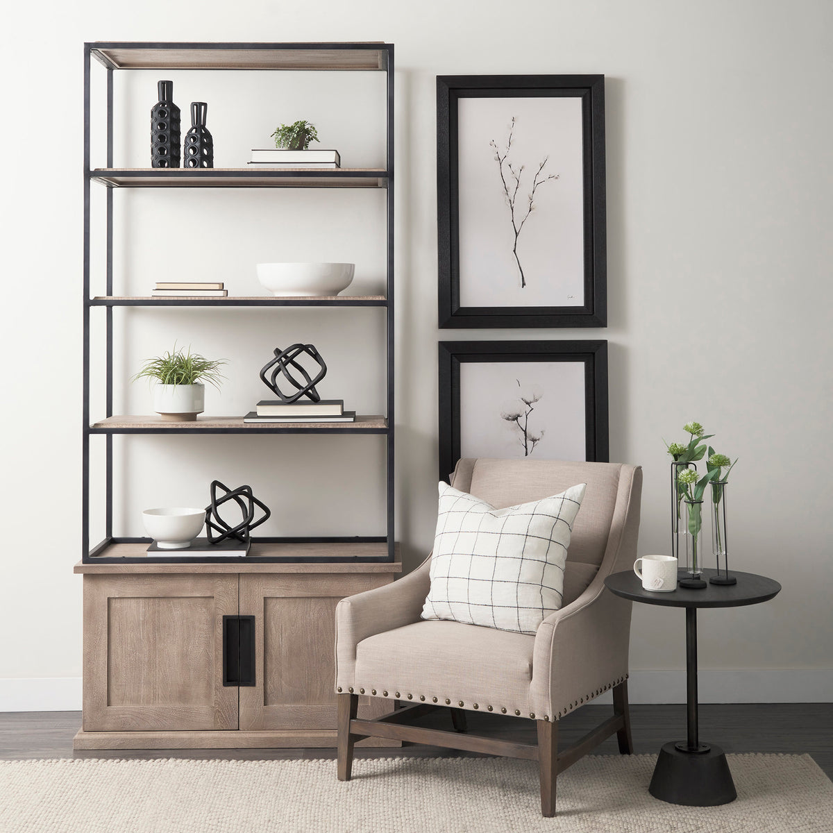 BRAXTON WOOD SHELF