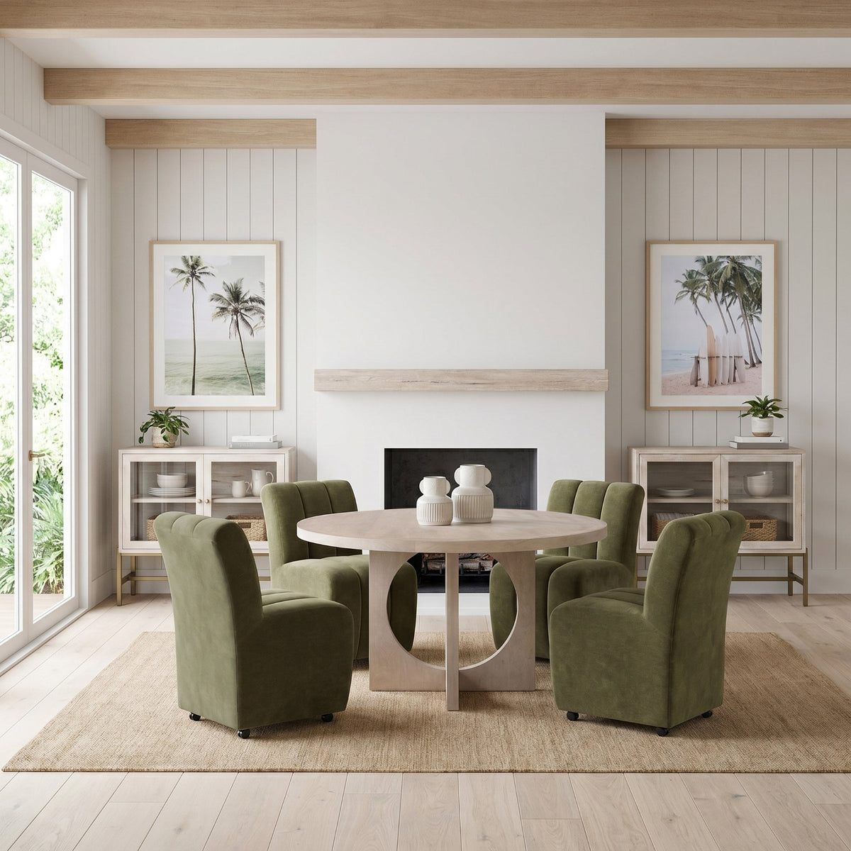 LEISLE CIRCULAR DINING TABLE