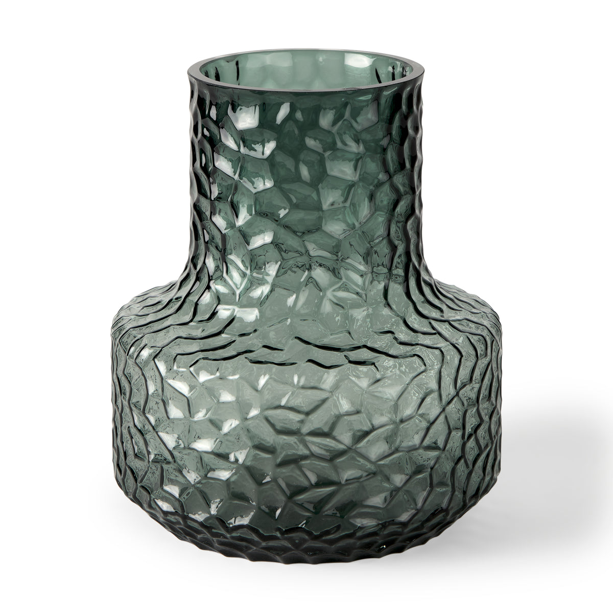 JOLENE SHORT VASE-GREEN
