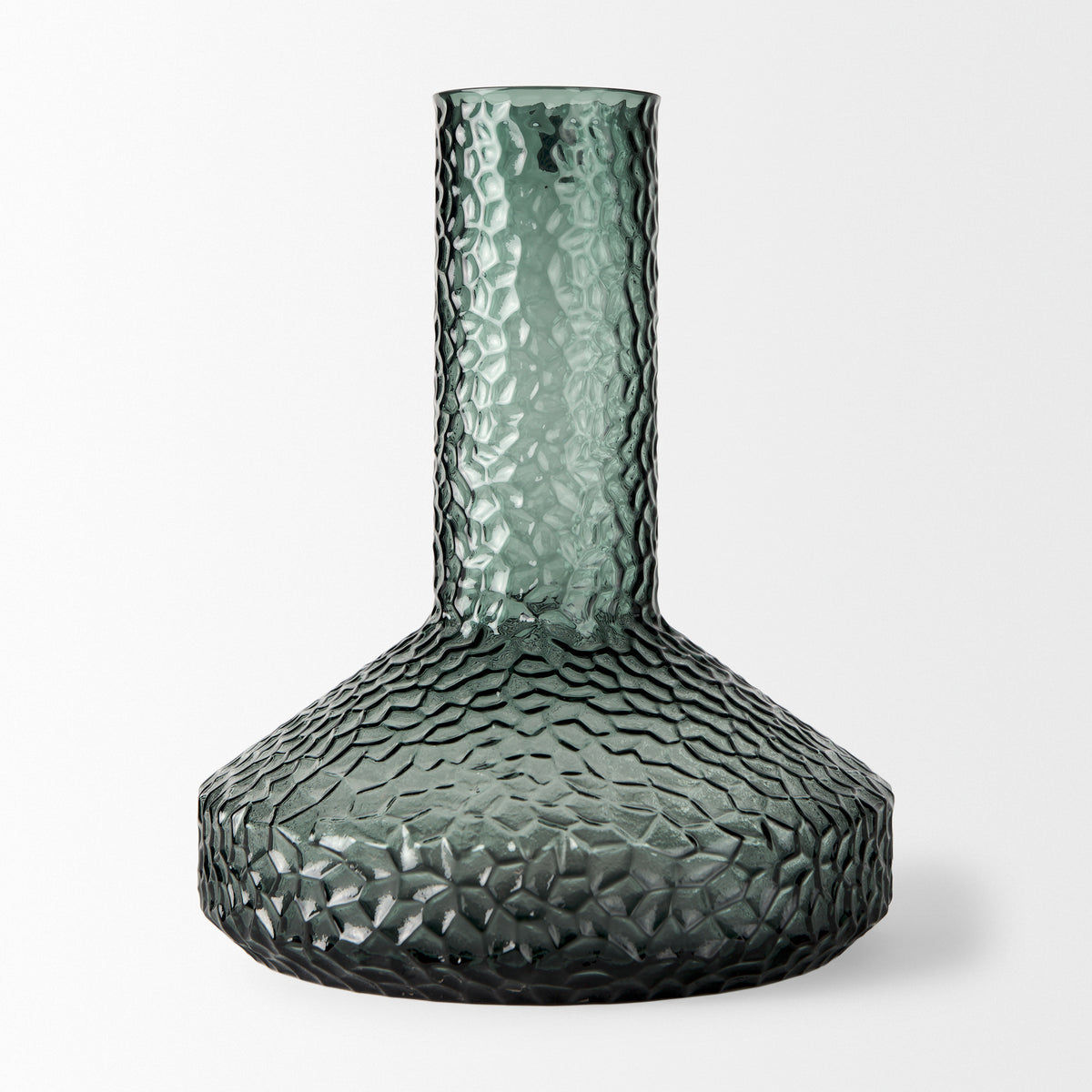 JOLENE TALL VASE-GREEN