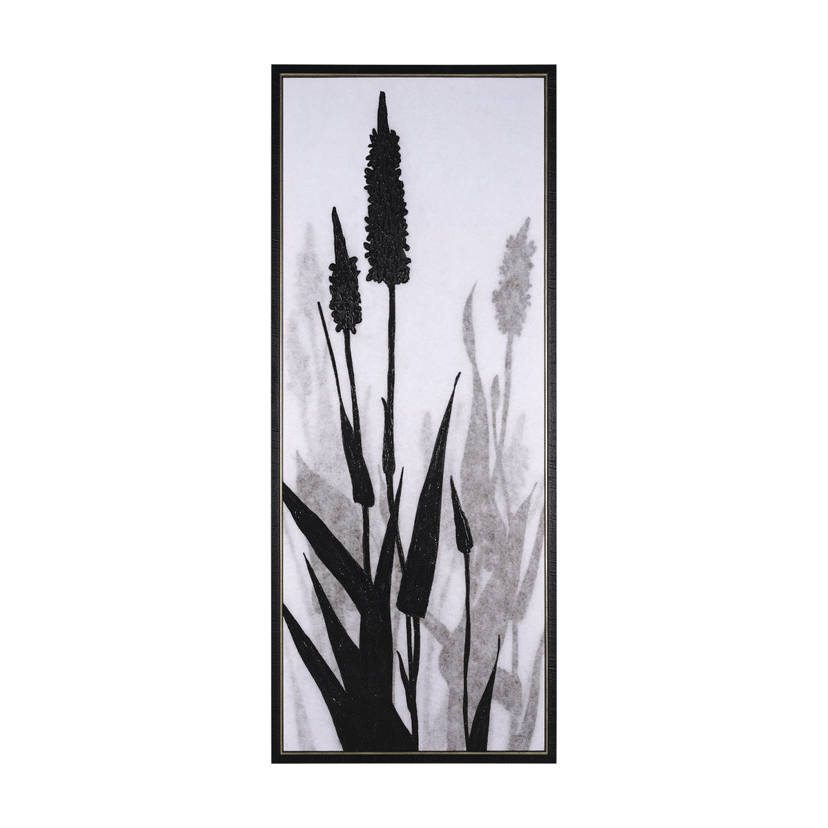 FLORAL SILHOUETTE II ART