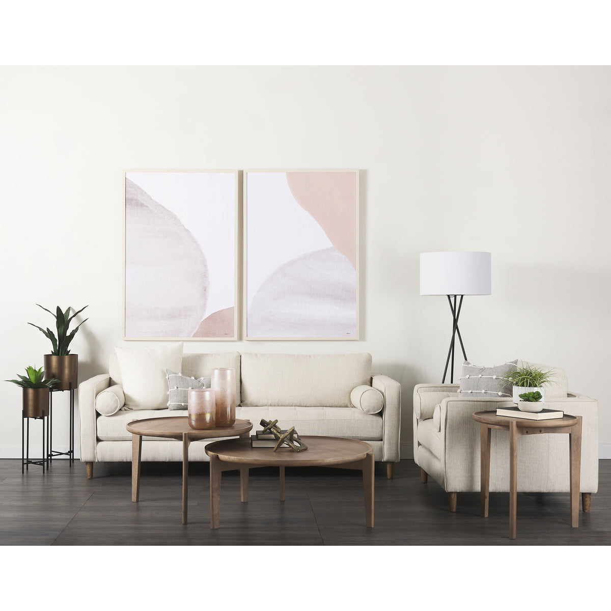 CLEVER ROUND ACCENT TABLE