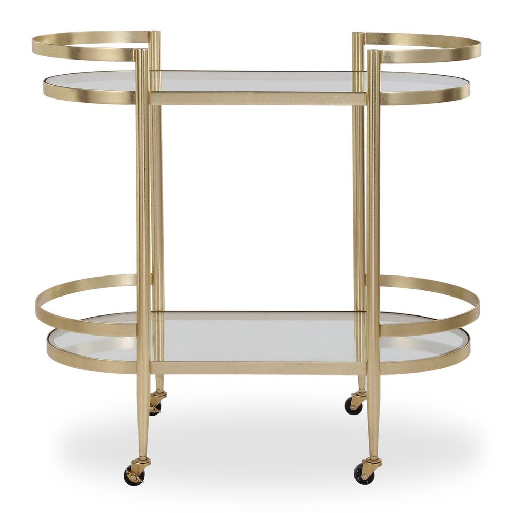 ISABELLA GOLD BAR CART