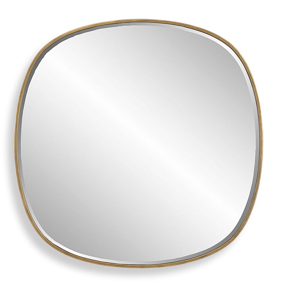 WESS GOLD BEVELED MIRROR