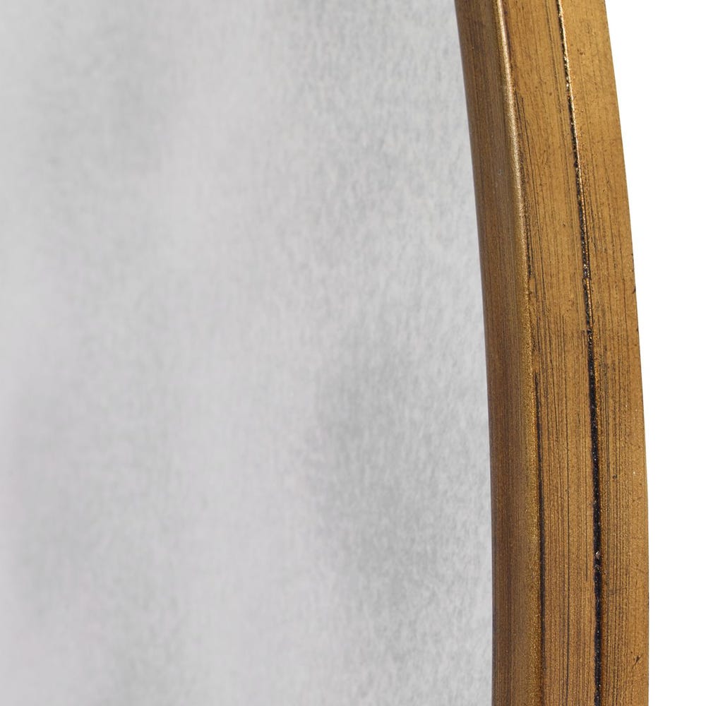 JUNEY ANTIQ GOLD ROUND MIRROR