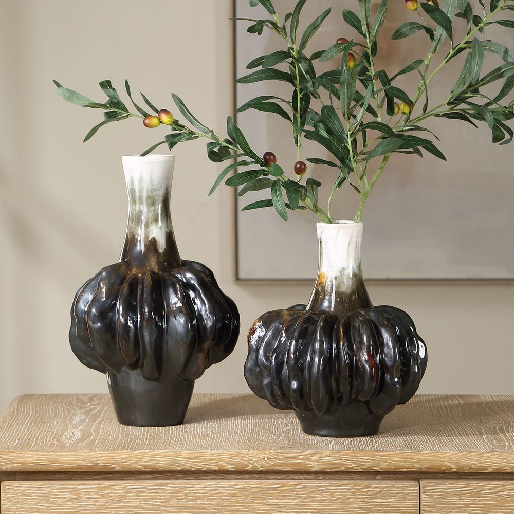 BRYAN VASES-SET OF 2