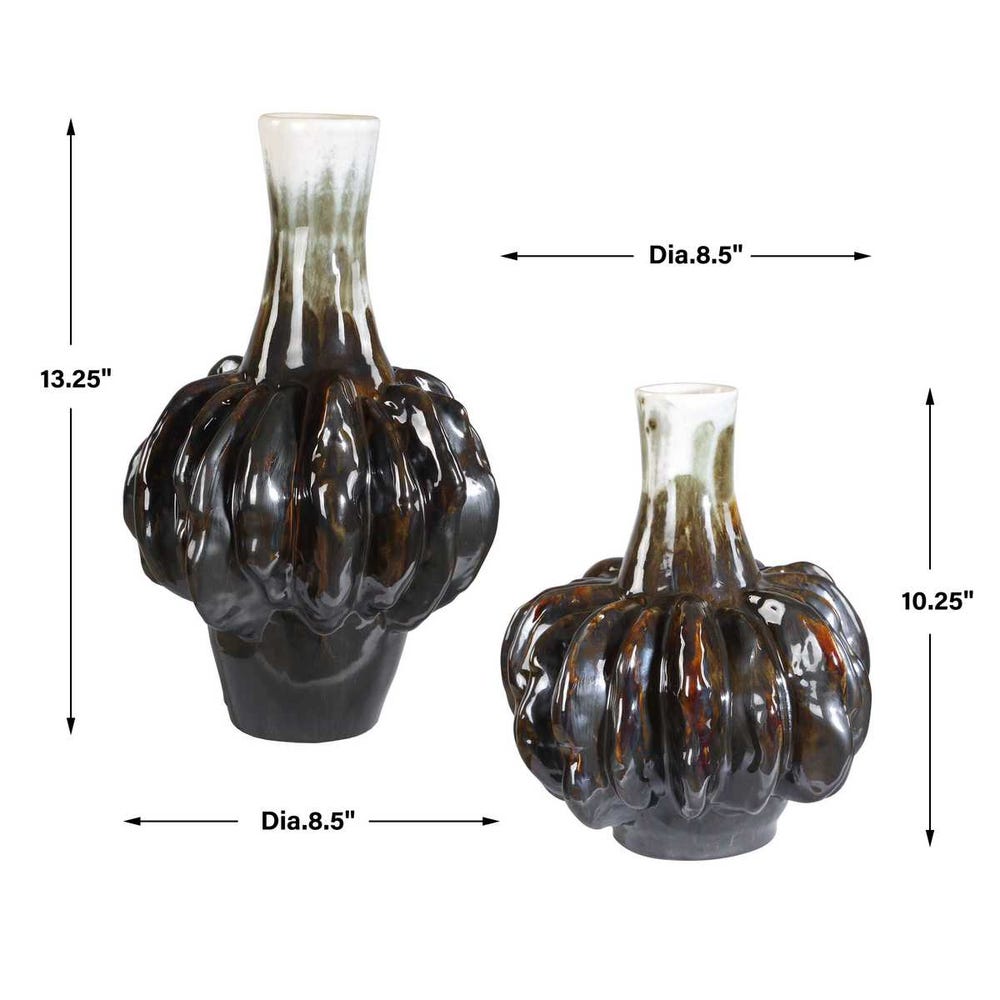BRYAN VASES-SET OF 2