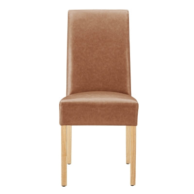 VALERIE FAUX LEATHER DINING CHAIR