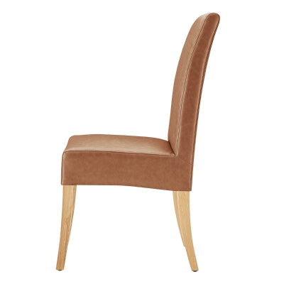 VALERIE FAUX LEATHER DINING CHAIR