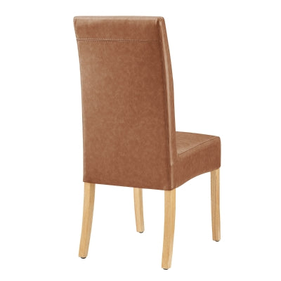 VALERIE FAUX LEATHER DINING CHAIR