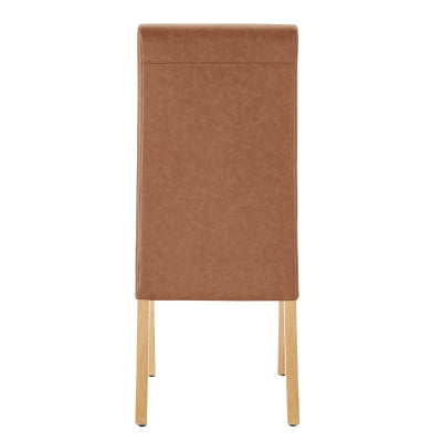 VALERIE FAUX LEATHER DINING CHAIR